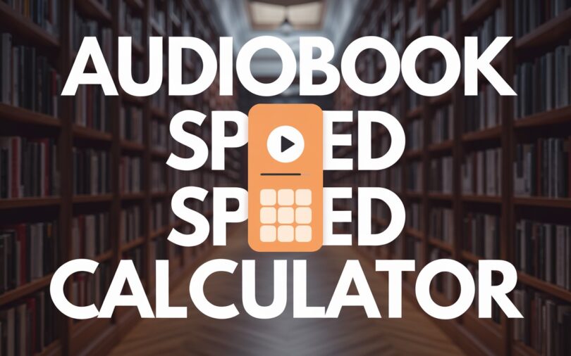 Audiobook Calculator Estimate Listening Time with Precision